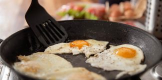 A Damaged Non Stick Pan