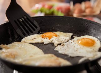A Damaged Non Stick Pan
