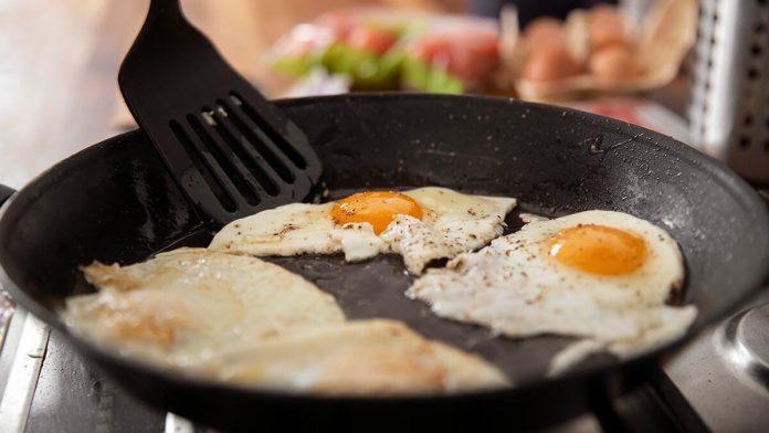 A Damaged Non Stick Pan