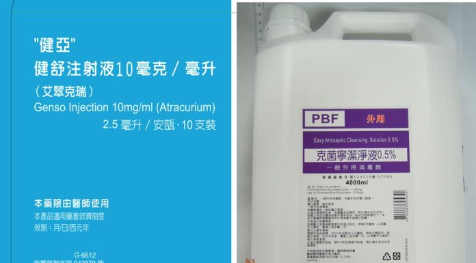 一週兩藥品出包! 健亞健舒注射液 克菌寧潔淨液 食藥署回收！