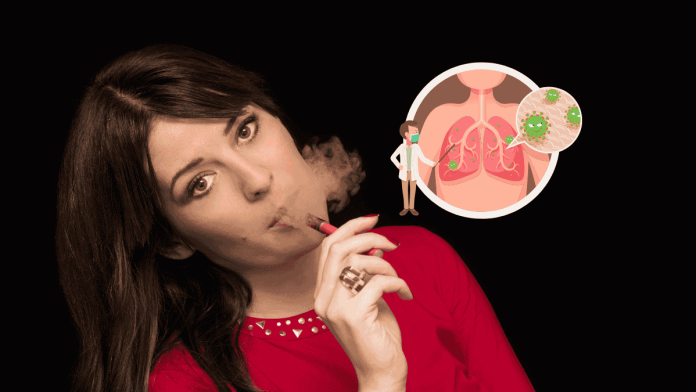 Vaping Can Easily Lead To Lung Infections