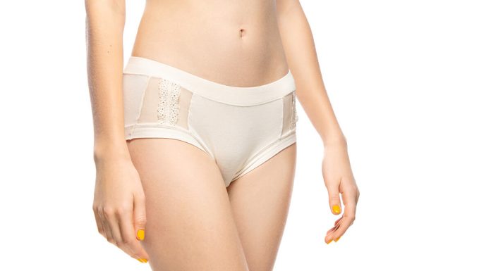 Beautiful Female Back Isolated White
