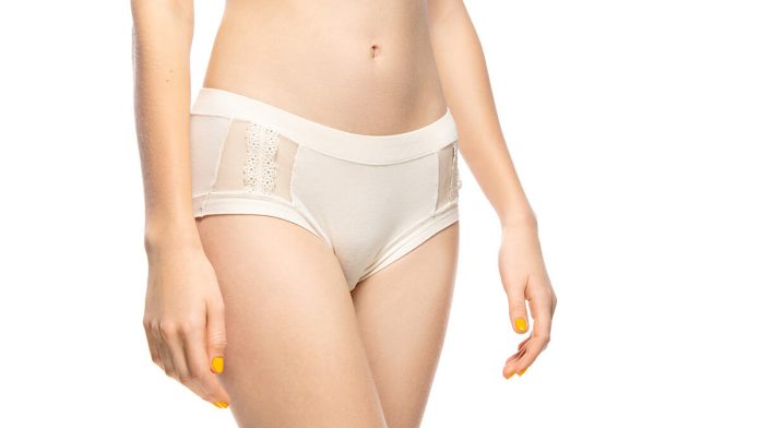 Beautiful Female Back Isolated White