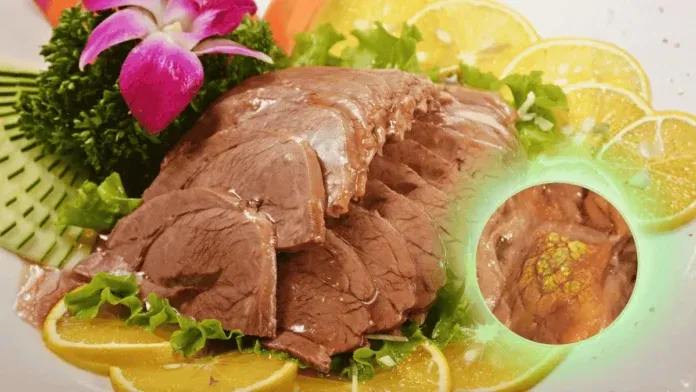 Beef Green Metallic Luster Rainbow Meat Safety
