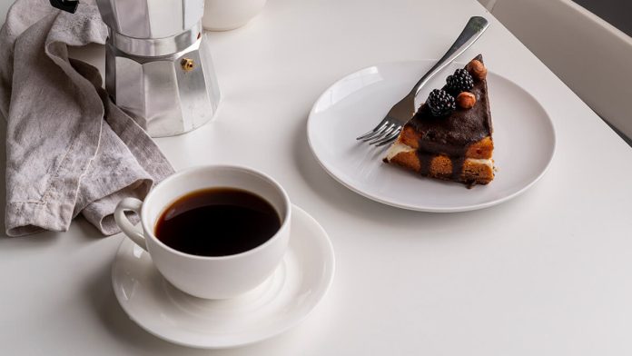 Black Coffee And Cake