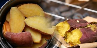 Sweet Potato Gi Cookin Steamed Roasted