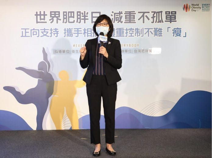 世界肥胖日 國民健康署賈淑麗代理署長呼籲大眾應 正向支持並重視肥胖控制 打造健康生活