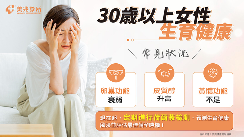 卵巢功能減弱、黃體功能不足、皮質醇升高等都是荷爾蒙不平衡的常見問題。