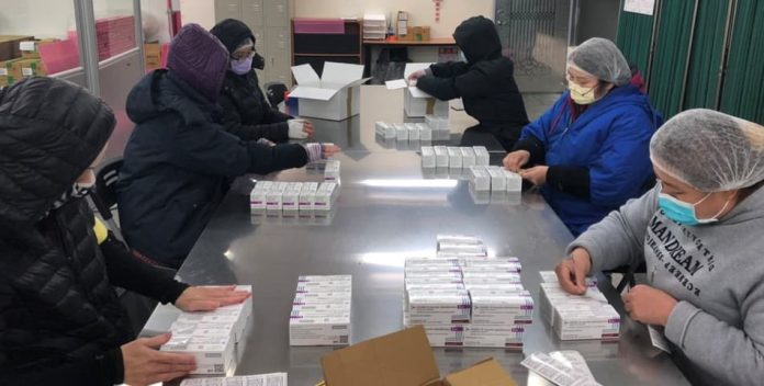 食藥署：即刻辦理 首次輸入莫德納(Moderna) 疫苗 檢驗封緘工作 ！
