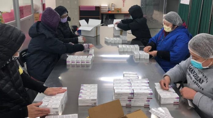 食藥署：即刻辦理 首次輸入莫德納(Moderna) 疫苗 檢驗封緘工作 ！